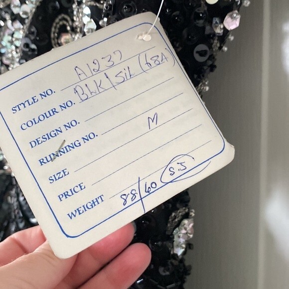 NWT vintage swee-lo art deco inspired cocktail dress. Size Medium - Picture 7 of 10